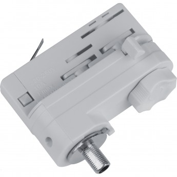 Адаптер для шинопроводов UNIEL UBX-A61 SILVER 1 POLYBAG Адаптер для шинопроводов UNIEL UBX-A61 SILVER 1 POLYBAG