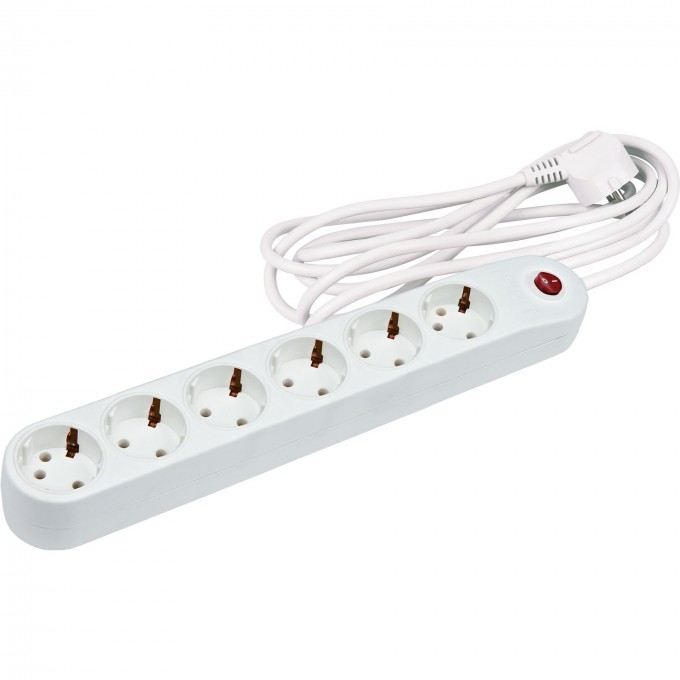 Cетевой фильтр UNIEL S-GSP6-3C 09798