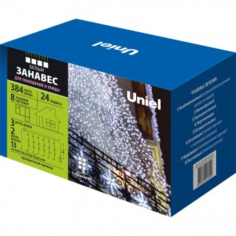 Гирлянда UNIEL ULD-C3020-384/DTA/RC WHITE IP44