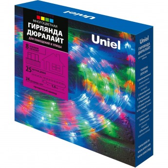 Гирлянда UNIEL ULD-D50 25M/С08 IP44 MULTI Гирлянда UNIEL ULD-D50 25M/С08 IP44 MULTI