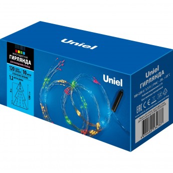 Гирлянда UNIEL ULD-E0120-120/STA MULTI IP44