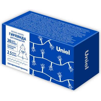 Гирлянда UNIEL ULD-S0250-020/STA WHITE IP20 Гирлянда UNIEL ULD-S0250-020/STA WHITE IP20