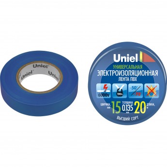 Изоляционная лента UNIEL UIT-135P 20/15/01 BLU