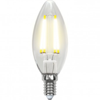 Лампа светодиодная UNIEL LED-C35-6W/NW/E14/CL PLS02WH картон