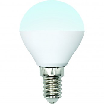Лампа светодиодная UNIEL LED-G45-6W/NW/E14/FR/MB PLM11WH картон