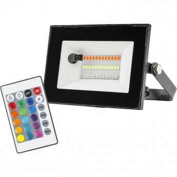 Прожектор UNIEL ULF-F60-20W/RGB IP65 200-240В BLACK Прожектор UNIEL ULF-F60-20W/RGB IP65 200-240В BLACK