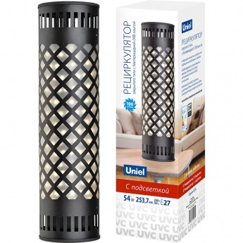 Рециркулятор UNIEL UDG-V100A UVCB/4000K D01 BLACK Рециркулятор UNIEL UDG-V100A UVCB/4000K D01 BLACK