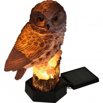 Садовый светильник UNIEL BROWN OWL USL-S-829/PM290 на солнечной батарее Садовый светильник UNIEL BROWN OWL USL-S-829/PM290 на солнечной батарее
