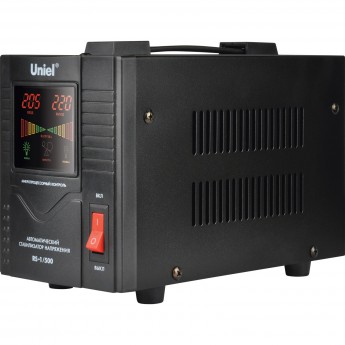 Стабилизатор UNIEL RS-1/500 релейный однофазный Стабилизатор UNIEL RS-1/500 релейный однофазный