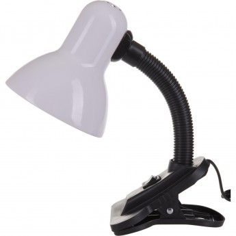 Светильник настольный UNIEL TLI-202. Цоколь E27. Цвет белый