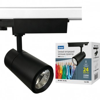 Светильник UNIEL ULB-T52-24W/4000K/H BLACK Светильник UNIEL ULB-T52-24W/4000K/H BLACK